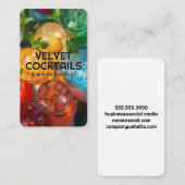 Colorful Cocktail | Top View 名刺 (正面/裏面)