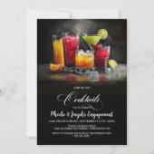 Colorful Cocktails Engagement Party 招待状 (正面)