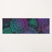 Colorful collections of mandala's ヨガマット (正面(横))