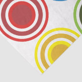 Colorful Concentric Circles Birthday 薄葉紙 (詳細)