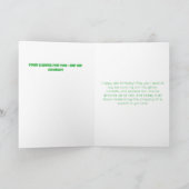 Colorful Confetti 4th Birthday Card カード (内部)