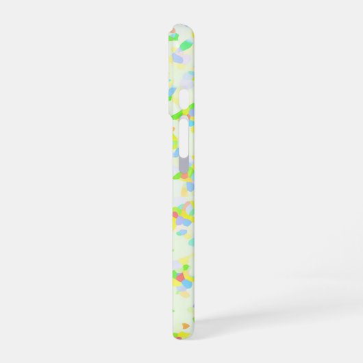 Colorful Confetti Pattern – Playful Abstract iPhone 16ケース (左側面)