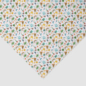 Colorful Cool Elements Pattern – Retro Summer Vibe 薄葉紙 (詳細)