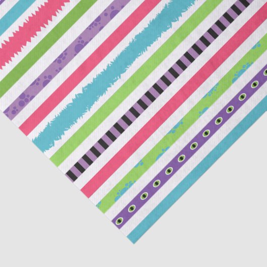 Colorful & Cool Monster Stripes 薄葉紙 (詳細)