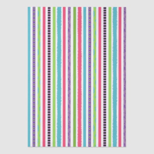 Colorful & Cool Monster Stripes 薄葉紙 (正面)