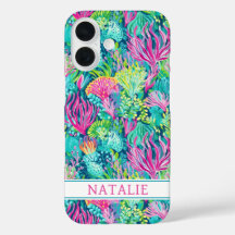 Colorful Coral Reef Monogrammed