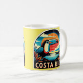 Colorful COSTA RICA Mug コーヒーマグカップ (正面右)