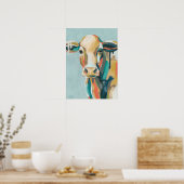 Colorful Cow ポスター (キッチン)