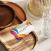 Colorful Creative Studio with QR Cod 名刺