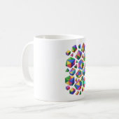 Colorful Cubes コーヒーマグカップ (正面左)