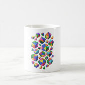 Colorful Cubes コーヒーマグカップ (中央)