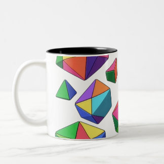 Colorful Cubes ツートーンマグカップ