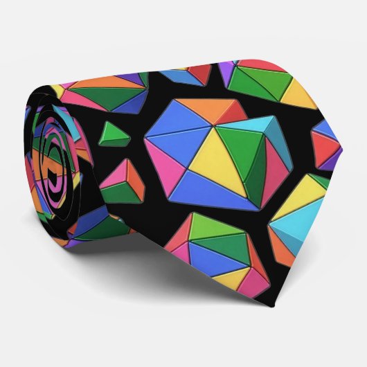 Colorful Cubes ネクタイ (ロール)