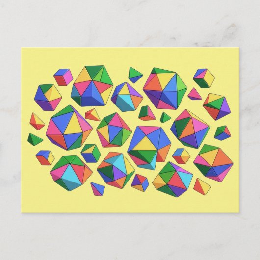 Colorful Cubes ポストカード (正面)