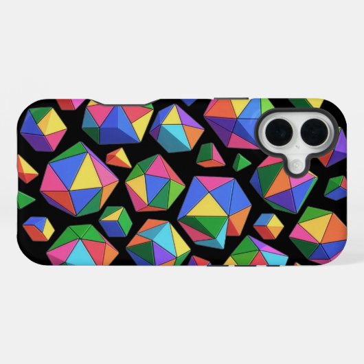 Colorful Cubes iPhoneケース (裏面横)