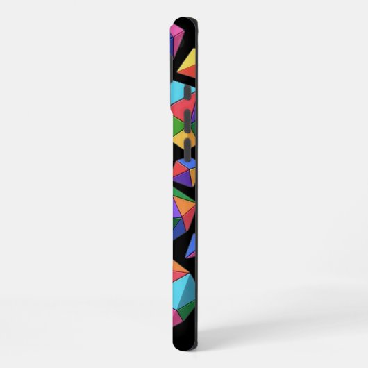 Colorful Cubes iPhoneケース (左側面)