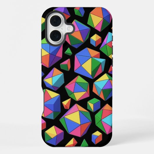 Colorful Cubes iPhoneケース (裏面)