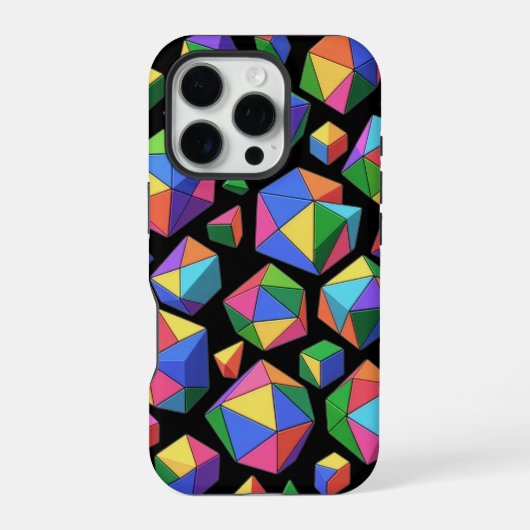 Colorful Cubes iPhoneケース (裏面)