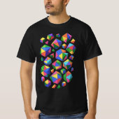 Colorful Cubes Tシャツ (正面)