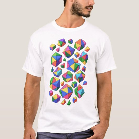 Colorful Cubes Tシャツ (正面)
