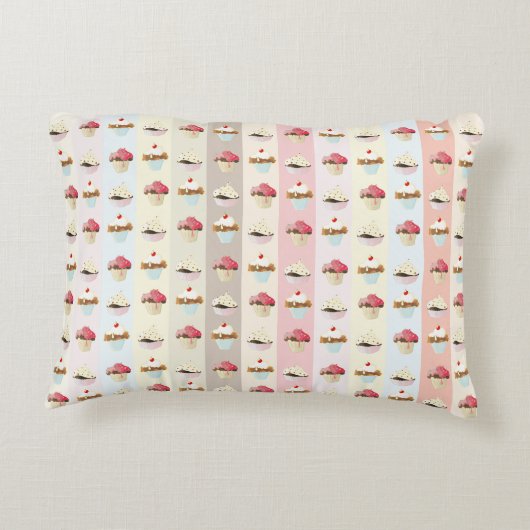 colorful cupcake アクセントクッション (裏面)