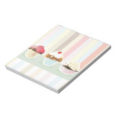 colorful cupcake ノートパッド (回転)