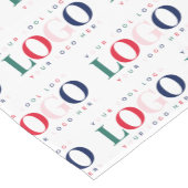 Colorful Custom Rectangle Business Logo Repeating ショートテーブルランナー (コーナー)