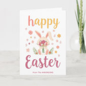 Colorful Cute Easter Card , Personalized Easter  シーズンカード (正面)