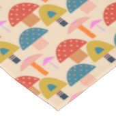 Colorful cute mushrooms  テーブルクロス (アングル)