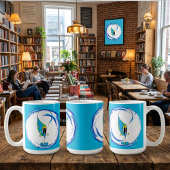 Colorful Cute Quirky Cartoon Character コーヒーマグカップ