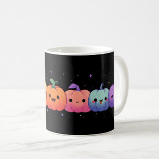 Colorful Cute & Spooky Jack-O-Lanterns Mug コーヒーマグカップ