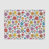 Colorful Cute Spring Flowers Tissue Paper 薄葉紙 (正面)