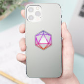Colorful D20 Dice シール (スマートフォン)