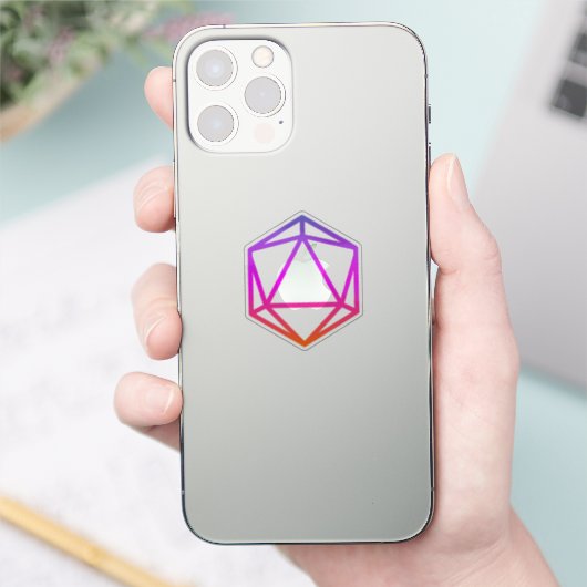 Colorful D20 Dice シール (スマートフォン)