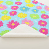 Colorful Daisies シェルパブランケット (3/4)