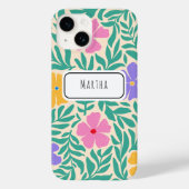Colorful Daisy Flower Phone Case  Case-Mate iPhoneケース (裏面)