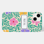 Colorful Daisy Flower Phone Case  Case-Mate iPhoneケース (裏面 (横))