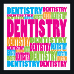 Colorful Dentistry ポスター<br><div class="desc">Colorful Dentistry. Get this fun design featuring your hobby,  occupation,  or obsession on great t-shirts,  stickers & much more. They also make great gifts!</div>
