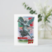 Colorful Design of Angel of Independence on a  シーズンポストカード (スタンド正面)