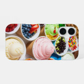 Colorful Dessert Bowls Phone Case iPhone 16ケース (裏面横)