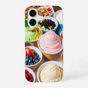Colorful Dessert Bowls Phone Case iPhone 16ケース