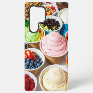 Colorful Dessert Bowls Phone Case Samsung Galaxy S22 Ultraケース
