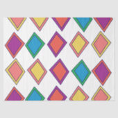 Colorful Diamond Geometric Pattern 薄葉紙 (正面)