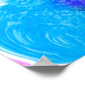 Colorful Digital Modern Abstract Art ポスター (角)