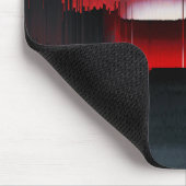 Colorful Digital Sunset Glitch マウスパッド (コーナー)