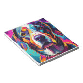 colorful dog ノートパッド (アングル)