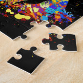 Colorful Dogue de Bordeaux ジグソーパズル (側面)