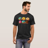 Colorful Donuts Tシャツ (正面フル)