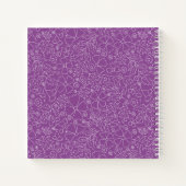 Colorful Doodle Flower Pencil Sketch Baby Shower  ノートブック (裏面)