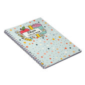 Colorful Dot Back to School Supplies  ノートブック (右側)